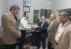 دیدار مهندس زینلی شهردار و اعضای شورای اسلامی شهر با رئیس کلانتری اسفدن
